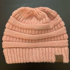CC Pastel Pink Beanie One Size